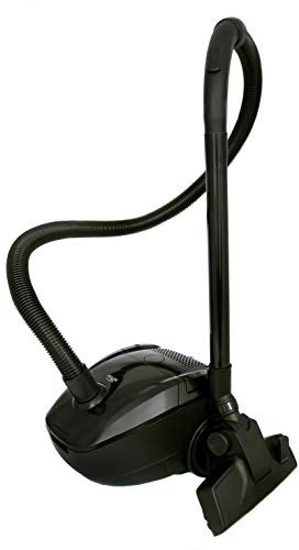 Adler AD 7007 AD-7007 - Aspirapolvere con Sacco, 1800 W, 700 W, 1.6 Litri, 79 Decibel, 2 velocità, Nero