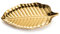 IMEEA Gold Dekoschale Schmucktablett Blattförmiger Edelstahl Organizer Schale für Schmuck, Oringe, Schlüssel & Kleinartikel，Perfekt für Bad, Wohnzimmer Schminktisch