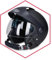 Saferide | Motorradhelm Mit Sonnenblende Matt Schwarz XXL - 63-64 cm Rollerhelm Quadhelm Damen Herren Roller Regenschutz Jugendliche Schutzhelm Sturzhelm Erwachsene Moped Motorrad Mofa