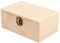 Healifty Wooden Lock Wood Storage Box with Lid Decorative Jewelry Organizer Box for Desktop Holder (Rectangle)