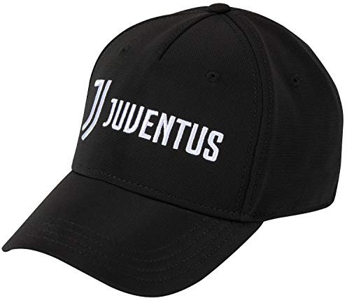 JUVENTUS Juve Cap – Offizielle FC Kollektion – Größe verstellbar, Schwarz , Einheitsgröße