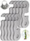 Seilspanner Aluminiumlegierung Camping Zelt Spannseil Einsteller Camping von Ausrüstung für Camping, Wandern, Rucksackreisen, ultraleichte Zeltheringe, Abspannleinen (Silber, 10 Stück)