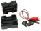 LBTODH 2Sets 6X 1.5V Battery Holder con T Tipo Wired Batteria Alligatore Clip Standard Snap Kit Connettore 9V Addensare Plastica Cassa Batteria