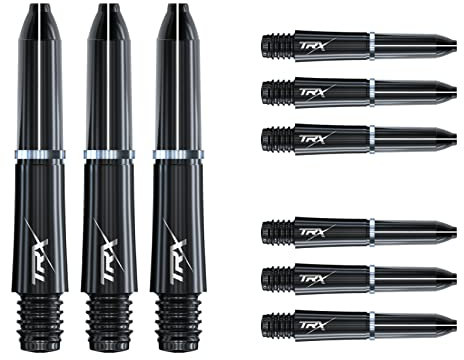 RED DRAGON TRX Extra Short Black Stems - 4 Sets per Pack (12 Stems in total)