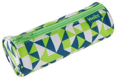 Helix Oxford Geo Pencil Case - Green
