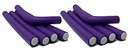Flex Spongy Rod Rodillos Twist-flex Pro Rizos Rodillo de pelo grande – 10 unidades