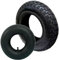 Set Copertone Gomma Pneumatico 3.50-8 E Camera Aria Per Carriola