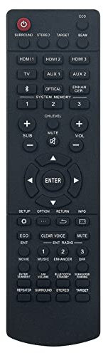 VINABTY FSR147 ZU80480 FSR141 ZK60890 Replacement Remote Control fit for YAMAHA SOUND BAR YSP-2700 YSP-2500 HTY-250