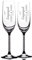 ukgiftstoreonline Personalised Engagement Pair of Crystal Filled Champagne Flutes Gift Boxed