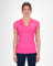 BIDI BADU Damen Crew V-Neck Tee - pink, Größe:XL