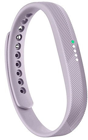 honecumi Armband Kompatibel mit Fitbit Flex 2 Smart Watch Ersatz Armbänder Band für Damen Herren, Flex 2 Silikon Strap Buntes Klassisch Verstellbares Sport Uhrenarmband Zubehör - Kleine,Veilchen