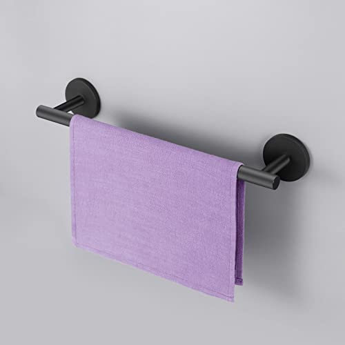 Barre magnétique Moderne de 30,5 cm pour Four, Porte-Serviettes magnétique pour cuisinière, réfrigérateur, Lave-Vaisselle et Machine à Laver, en Acier Inoxydable SUS304 Noir Mat, Pas Besoin de percer