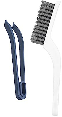 PERZOE Brosse de Salle de Bain Climatisation Obturateur Brosse de Nettoyage Trou de Suspension Gadget de Cuisine Blanc