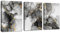 3 Pièces Marbre gris or blanc Tableau Décoration Murale Salon Abstrait Peintures Impression sur Toile Image sur Toile Peintures sur Toile Décoration Murale pour Chambre Maison Bain 40x60cmx3pcs