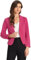 Allegra K Giacca da Donna Elegante Dressy Blazer con Apertura Anteriore Giacche Corta da Ufficio per Il Lavoro Rosa Caldo L
