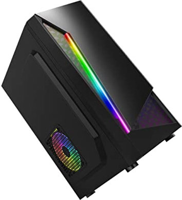 Angoily Full Tower Computer Case Motherboard Fit Side Panel Transparency Modern Heat Dissipation Mesh