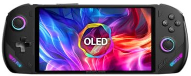 ONE XPLAYER OneXfly F1 Pro Ordinateur portable avec écran OLED 7 144 Hz, AMD Ryzen AI 9 HX 370 avec 32 Go de RAM 1 To SSD, noir