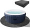 Generisch Tapis rond de 6 m - Absorbe l'eau, protection antidérapante pour piscines hors sol - Tapis durable pour éviter l'usure et les déchirures sur les tuyaux chauds d'extérieur