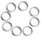 Transparent Plastic Curtain Rings for Roman Blinds Cord Guide Accessories 20/50/100 Pcs (100pcs)