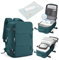 SZLX Sac à Dos Sous Vide Bagage à Main Pour Femmes, Sac à Dos Airbag Avec Système De Vide Pour Le Voyage, Ryanair Travel Ruscksack Taille Cabine Avec Pompe étanche Valise Sous Vide Pour Homme