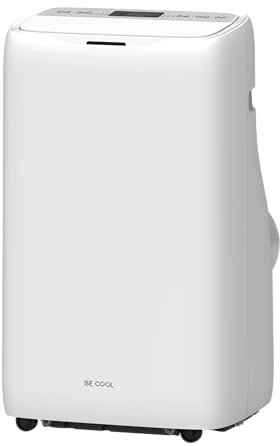 Mobiles Klimagerät 4-in-1 (16.000 BTU/h) mit Heizfunktion, WIFI, Fernbedienung, LCD-Display, Timer und automatischer Verdunstung - Weiß, geeignet für Räume bis 58 m²