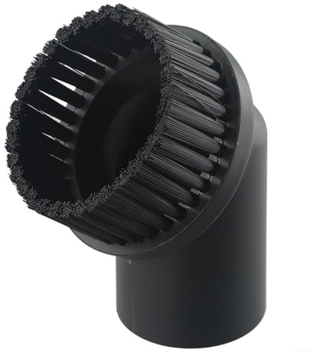 Runde Staubbürste, 44 mm Staubsauger-Bürstenkopf, runde Spitze für Industriemodelle 30–90 l, Staubsaugeraufsatz Ersatz