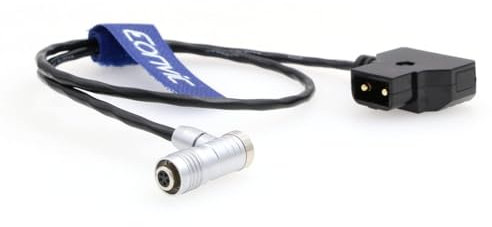 Dtap Power Cable for PortKeys, Eonvic Dtap to 5 Pin Female Cable for Portkeys LH5H LH5P Monitor (Right Angle 5pin-Dtap 20cm)