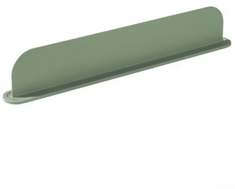 Protector de salpicaduras de silicona para fregadero de cocina, tablero deflector de agua, protector de lavavajillas para encimera (verde oliva)
