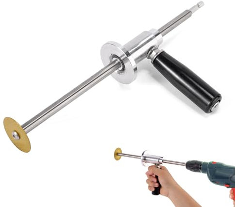 Lyreh Coupe-Tube Intérieur en PVC, Acier Inoxydable Coupe-Tuyau Plastique avec Molette et Poignée Profondeur de Coupe Réglable de 17,78cm Convient Aux Tuyaux en PVC 3,81-20,32cm