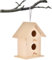 Hummingbird House - Scatola per uccelli in legno da appendere all'aria aperta, realizzata a mano, per giardino, terrazza, decorazione cortile, casetta per uccelli di piccola taglia, cortile, Double