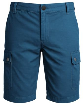 FORSBERG leichte Cargo Shorts Kurze Arbeitshose Rippstopp mit Stretch, Farbe:Marineblau, Größe:60