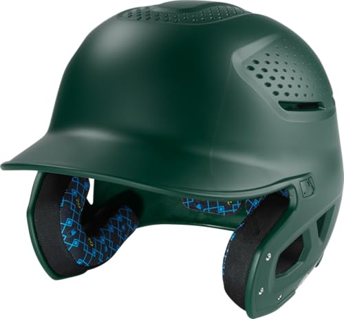 Rawlings | RX2 Series Baseball Batting Helmet | Matte | Senior | Dark Green