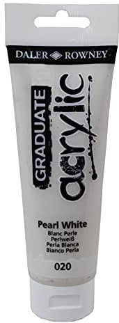 Acrilico graduato 120 ml bianco perla