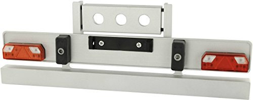 Carson Modellsport 500907075 1:14 Euro-Stoßstange TAM-Kühlauflieger - Modellbauzubehör, Truck Modellbau, RC Fahrzeug, RC Zubehör, Zubehör für Truck Modellbau, Silber
