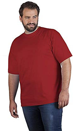 Premium T-Shirt Plus Size Herren, Kirschrot, 5XL