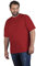 Premium T-Shirt Plus Size Herren, Kirschrot, 5XL