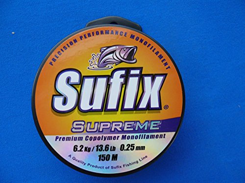Sufix Supreme Brown Schnur 0,25mm 6,20Kg 150m Allround Schnur