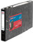 Herlitz 11012408 Ordner maX.file nature A4 5cm schwarz Wolkenmarmorbezug/Papier grau, 10er Pack (10, schwarz)