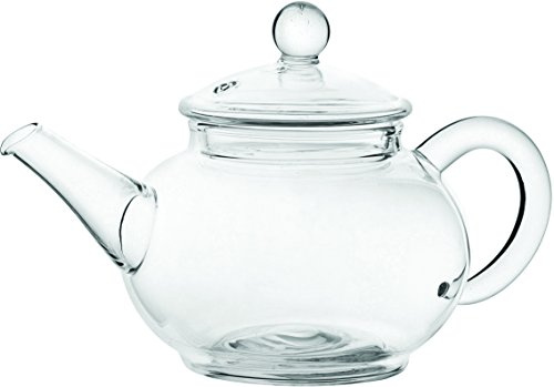 Utopia HG00101-006 Mini Long Island Teapot 5.25oz / 150ml - Set of 6 - One Cup Teapot, Flowering Tea Teapot