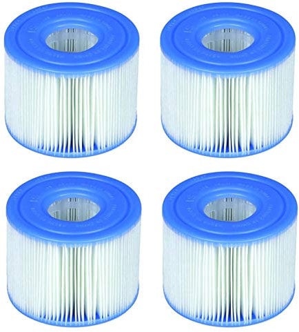 Intex B01HMXBDGM PureSpa Type S1 Easy Set Cartouches de piscine (4 filtres) | 29001E, Dacron, bleu