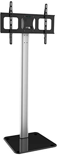 Techly 028863 Supporto a Pavimento per TV LCD/LED/Plasma 32-70 Nero/Argento