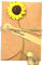 wortek Grußkarten 3 Stück Retro Glückwunschkarten DIY Kraftpapier zum Selbst Gestalten 10,5x7cm mit handgefertigter getrockneter Blume, Jute-Schnur zur kreativen individuellen Gestaltung + Aufkleber