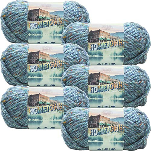 Lion Brand Hometown USA Yarn 6/Pk-Key Largo Tweed