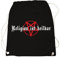 Rucksack Tasche Religion ist heilbar als Gothic Metal Pentagramm Motiv