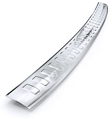 teileplus24 L623 Ladekantenschutz V2A Edelstahl kompatibel mit Kia Sportage 4 Facelift QL 2018-2021 Abkantung, Farbe:Silber gebürstet