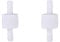 MLMLH Clapet Anti-Retour en Ligne en Plastique, 2 Pièces 4mm Clapets Anti-Retour Unidirectionnels Clapet Anti-Retour sans Retour pour Eau Fioul Gaz