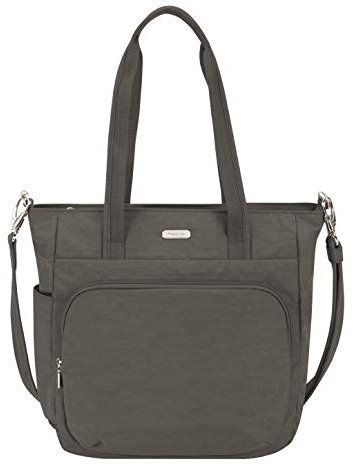 Travelon Mochila convertible unisex antirrobo Essentials (paquete de 1), gris, Convertible Backpack/Tote, Mochila convertible antirrobo Essentials