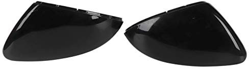 Spiegelkappen 7-Ein Paar Autoseitenrückspiegelabdeckung Rückspiegelkappe Für 7 Mk7 Mk7.5 R Gtd Vii 2013 2014 2015 2016 2017 2018 (Bright Black)