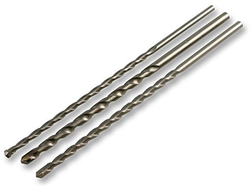 Steinbohrer-Set, 400 mm, 3-teilig, Set Inhalt 3-teiliges Steinbohrer-Set – lang, Bohrer-Typ Impact, effektive Länge 300 mm, Material harte Legierung, Gesamtlänge 400 mm, Reichweite 8, 10, 12 mm, Dr.