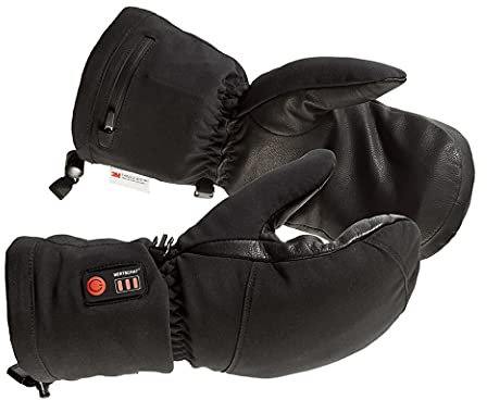 BERTSCHAT Beheizte Fäustlinge PRO, Single Heating - Winterhandschuhe für Männer & Frauen - Touchscreen-fähige Thermo-Handschuhe mit Akku-Heizung - Jagd, Ski, Motorrad, Fahrrad - Wind- und wasserdicht